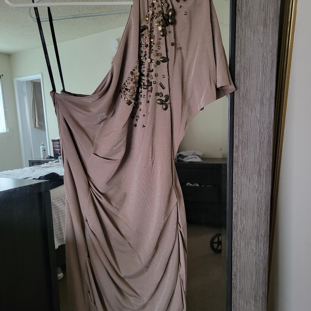 Bebe one shoulder  dress